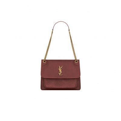 YSL NIKI MEDIUM IN GRAINED LAMBSKIN 633178AACYT2896 (28*20*8.5cm)